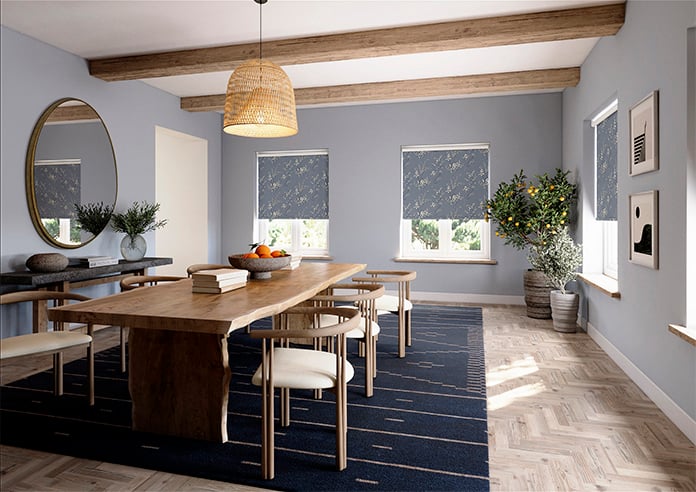 Laura Ashley Pussy Willow, Dark Seaspray - Roller Blind - Image 7